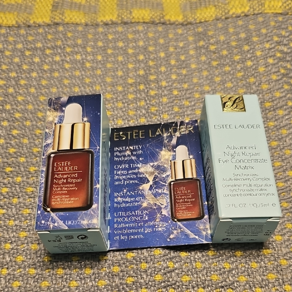 Estee Lauder Red and Blue Skincare Serum